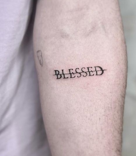 23 Blessed Tattoo For Every Tattoo Lover