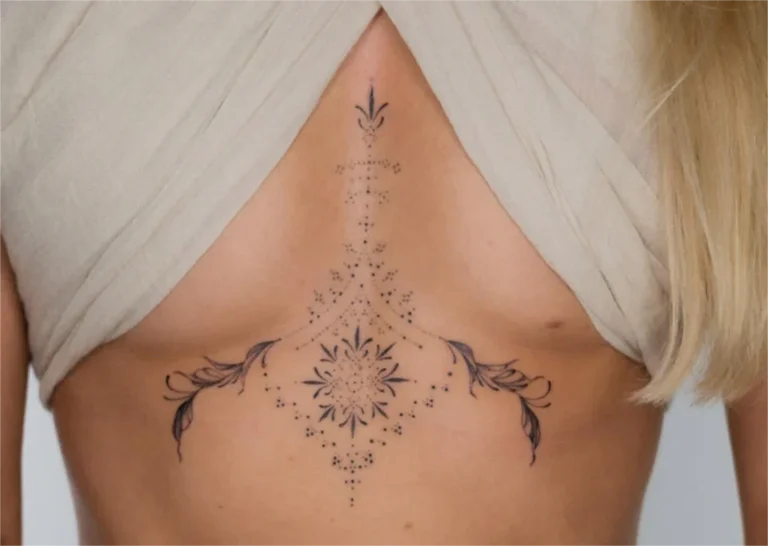 25 Sternum Tattoo That Are Total Style Goals