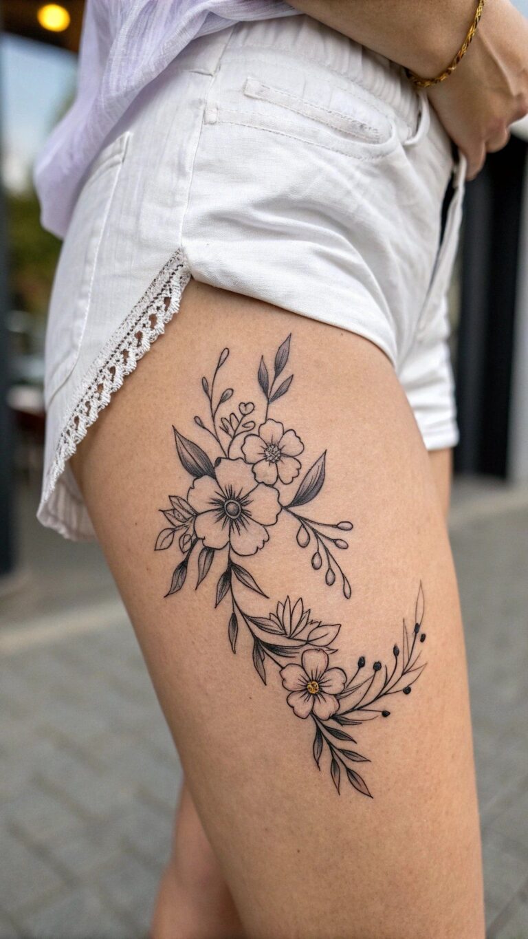 21 Thigh Tattoo You Need to See Before Your Next Appointment