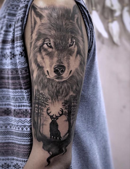 20 Wolf Tattoo That Are Total Style Goals