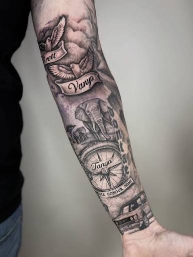 24 Forearm Tattoo Men Sleeve Everyone Is Obsessed With Right Now
