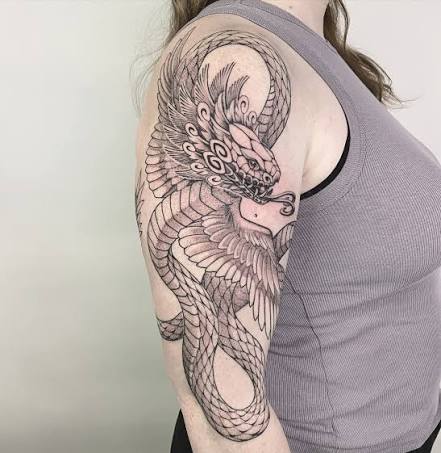 21 Quetzalcoatl Tattoo Everyone Is Obsessed With Right Now
