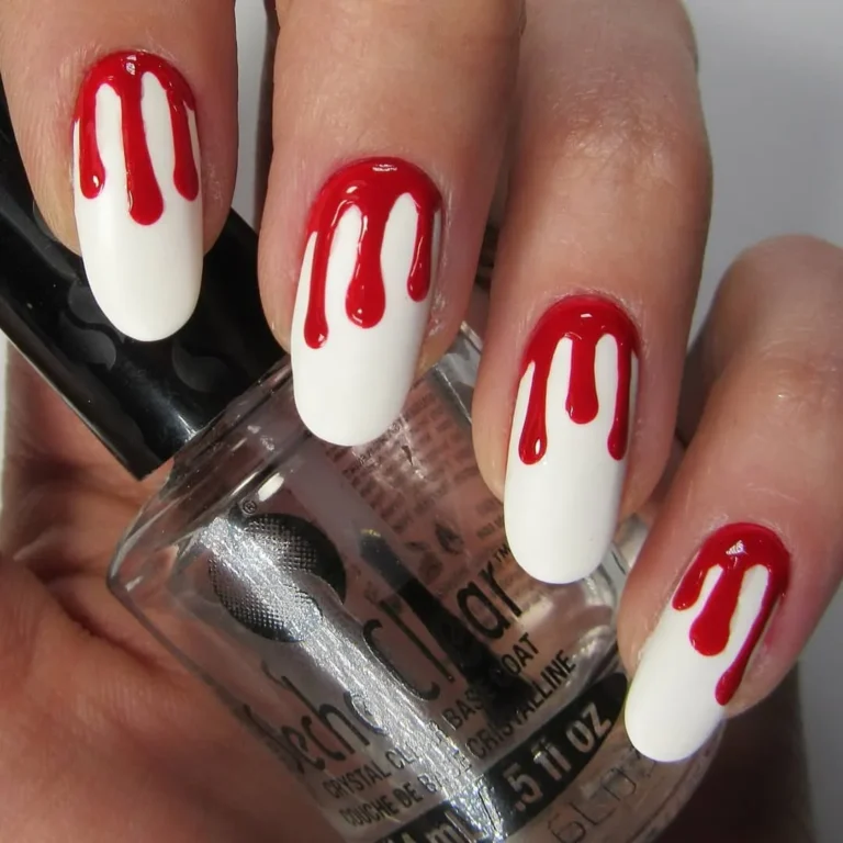 21 Red Halloween Nail Designs for a Fun Halloween