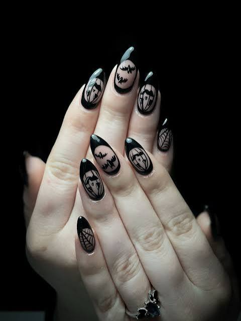 17 Short Halloween Nail Ideas from Cute to Creepy