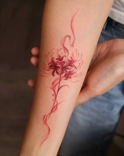 23 Spider Lily Tattoo You’ll Absolutely Love