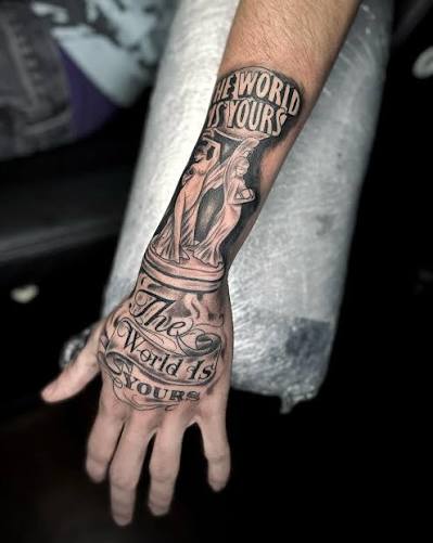 22 “The World Is Yours” Tattoo Ideas Worth Getting Inked